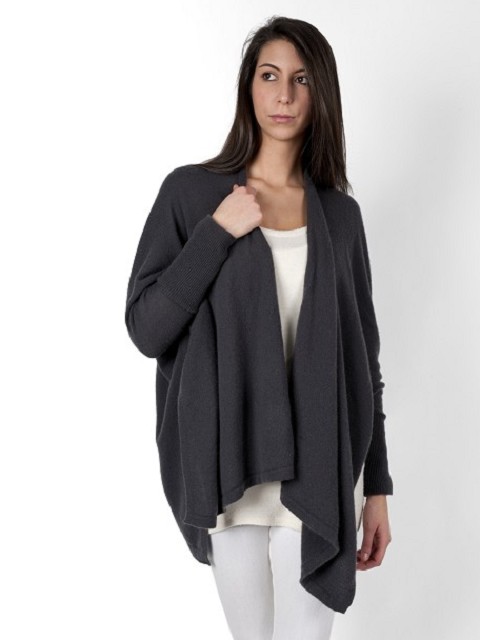 Cashmere Shawl with Sleeves