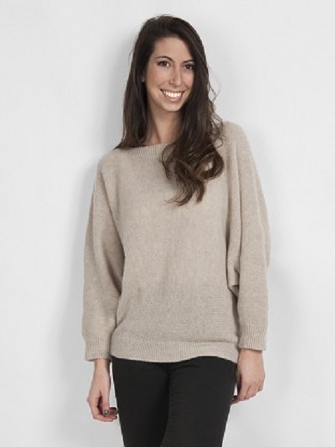 Dropshoulder Cashmere Sweater