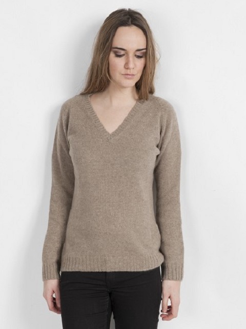 V Neck Cashmere Sweater